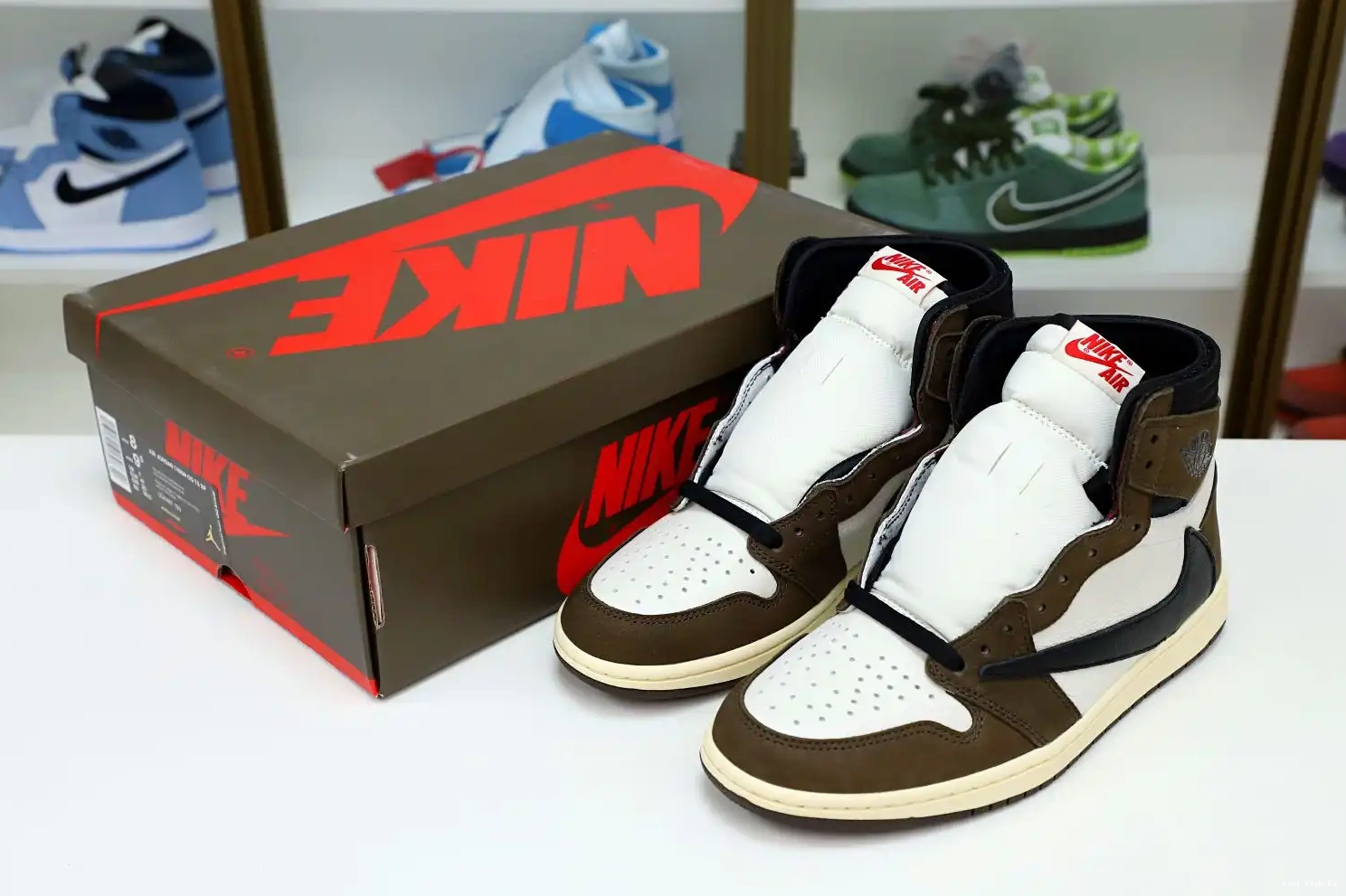 HIGH AIR SCOTT 1 RETRO 'MOCHA' Kimikick JORDAN OG TRAVIS X 0701